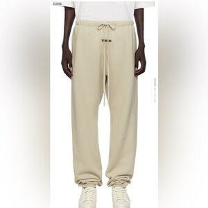 Fear of god essentials Taupe sweatpants. Size is men XS.